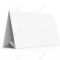Blank Paper Tent Template, White Tent Card With Empty Space In 10d  With Regard To Blank Tent Card Template