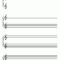 Blank Piano Sheet Music Intended For Blank Sheet Music Template For Word