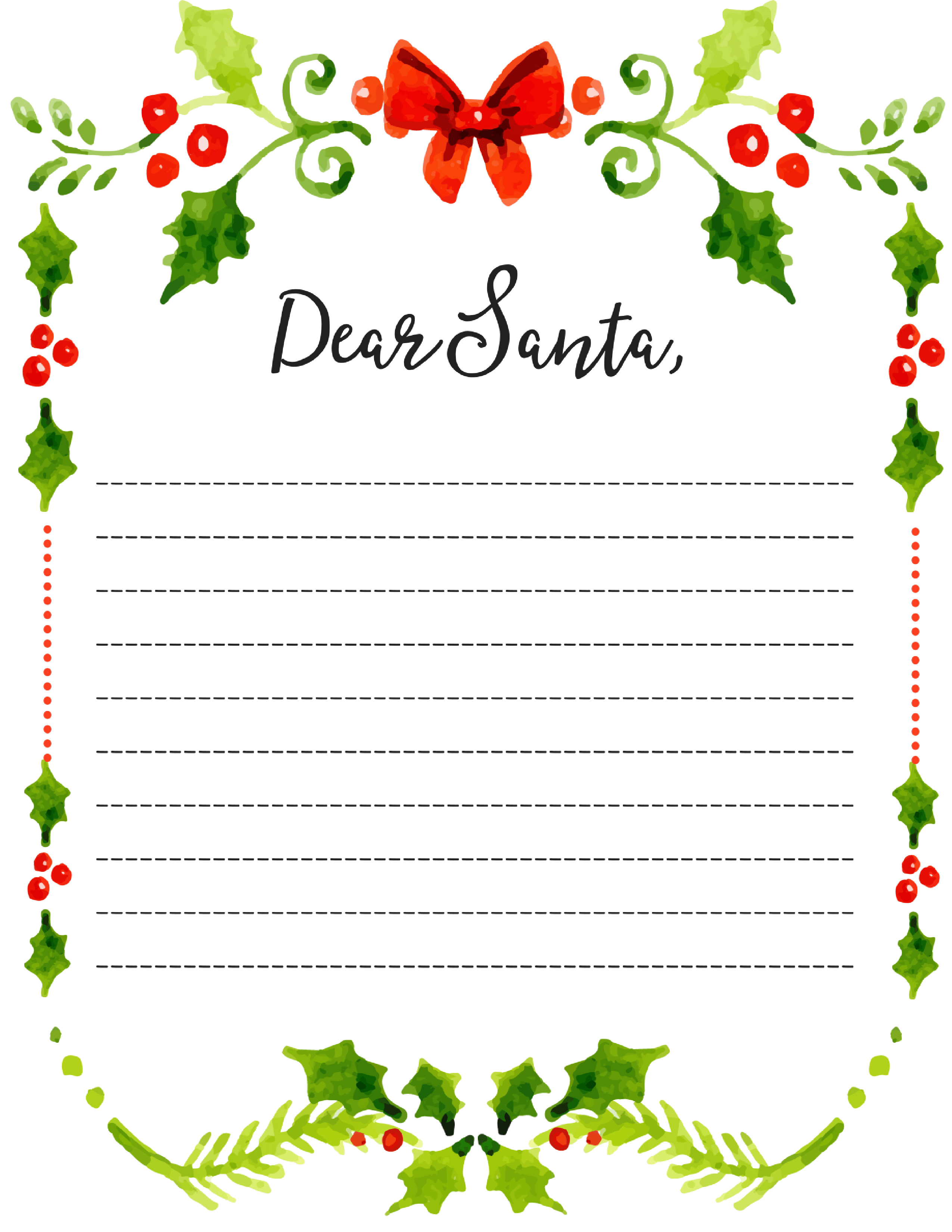 Blank Santa Letter Template, Buy Now, Online, 10% OFF, Www  For Blank Letter From Santa Template