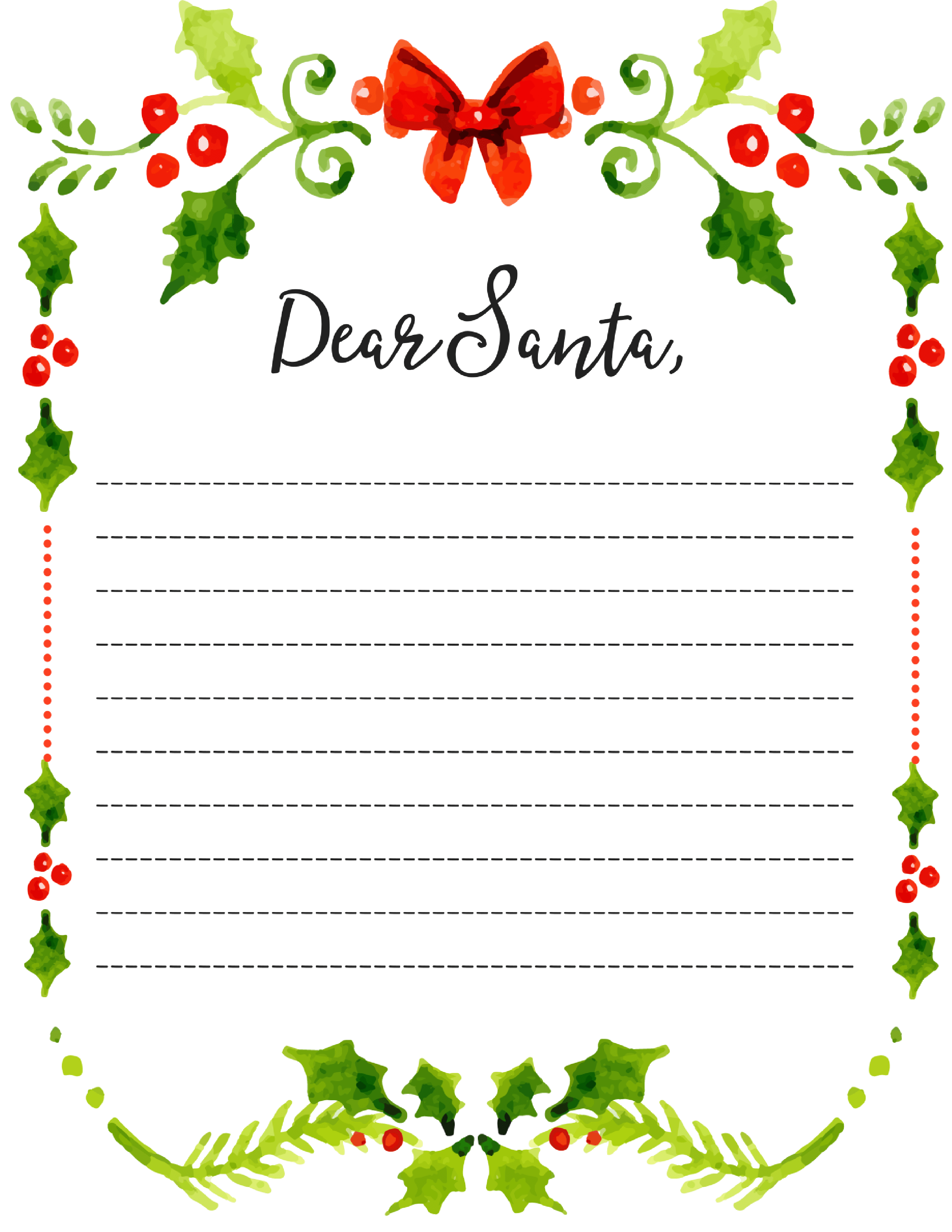 Blank Santa Letter Template, Buy Now, Online, 10% OFF, www  For Blank Letter From Santa Template