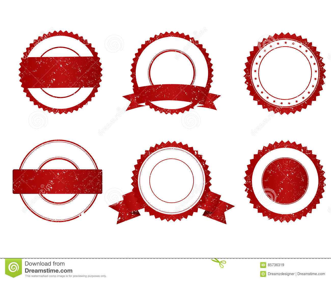 Blank Seal Stamp Stock Illustrations – 10,10 Blank Seal Stamp  Within Blank Seal Template