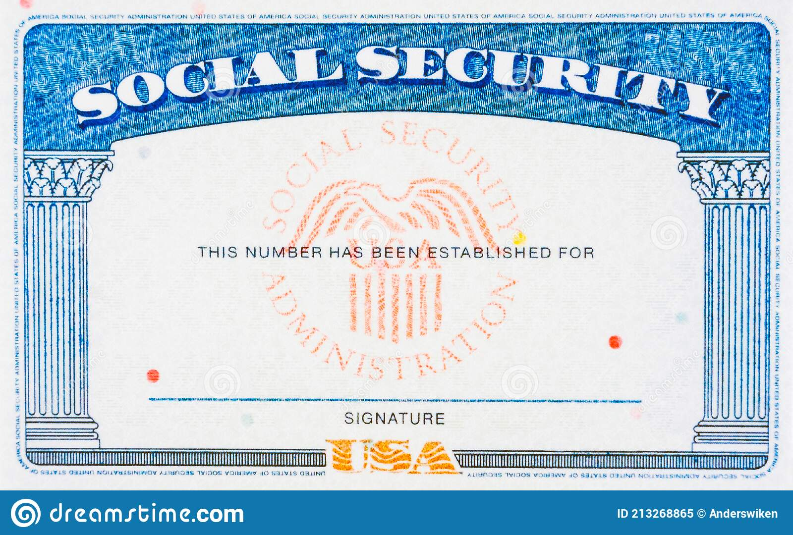 Blank Social Security Card Template Stock Photos – Free & Royalty  Within Blank Social Security Card Template Download