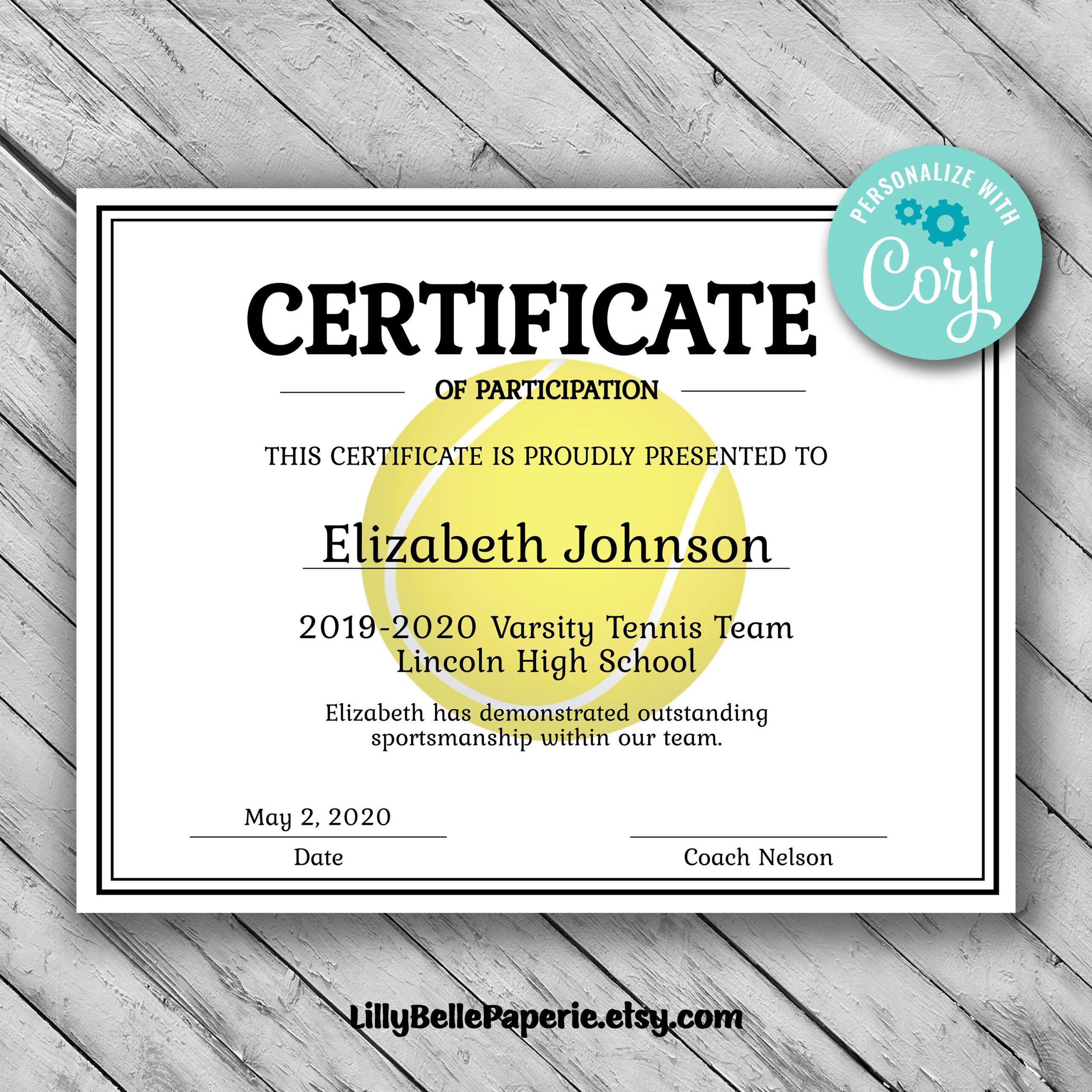 Blank Sports Certificate Templates In Hockey Certificate Templates