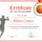 Blank Sports Certificate Templates