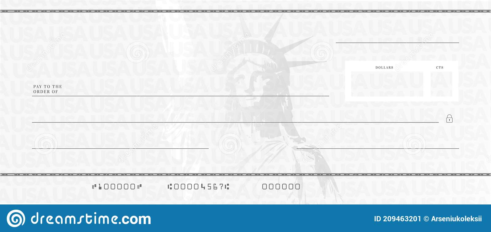 Blank Stimulus Check Template Stock Vector - Illustration of note  Regarding Blank Money Order Template