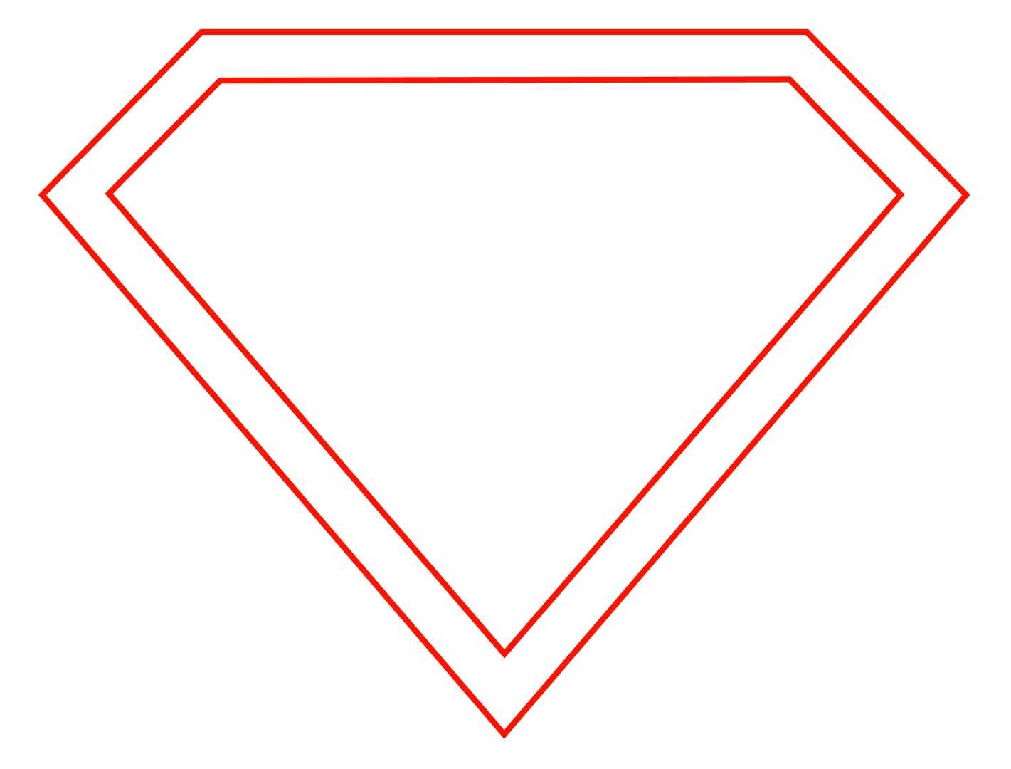 Blank superman Logos Inside Blank Superman Logo Template