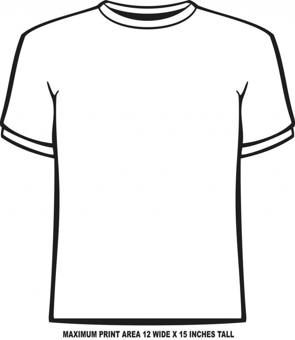 Blank T Shirt Pdf Artwork Throughout Blank Tshirt Template Pdf