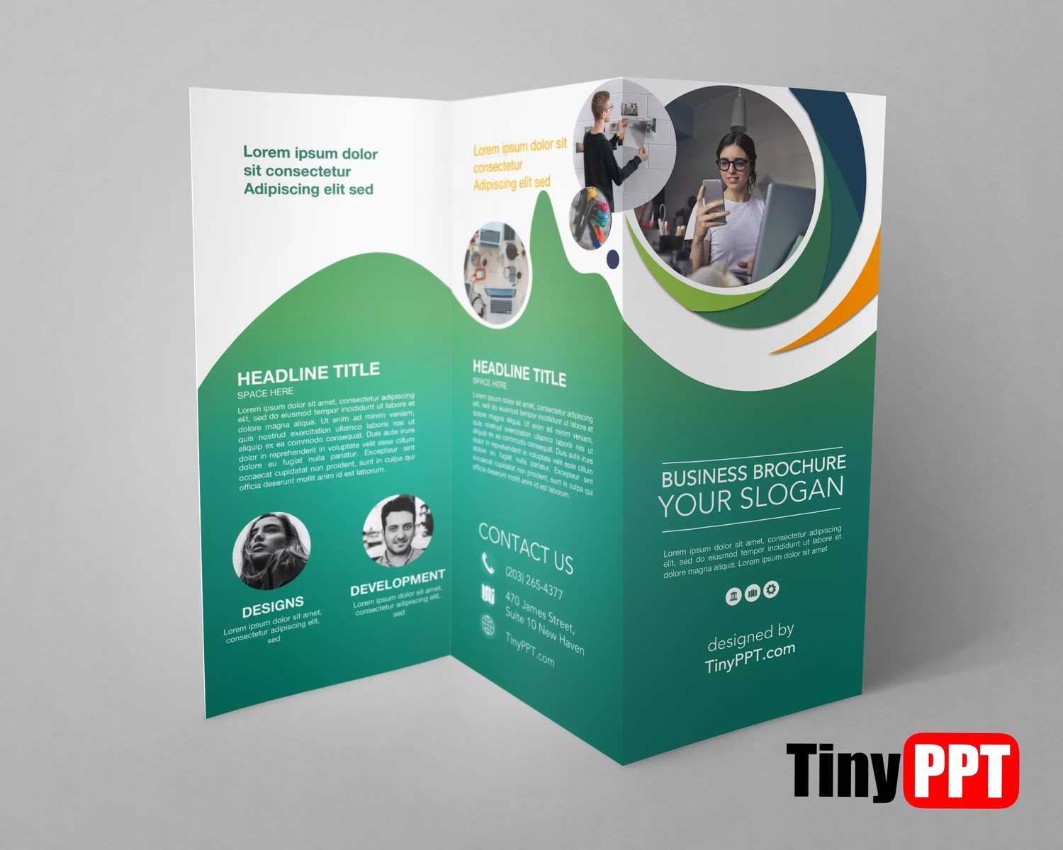 Blank Tri Fold Brochure Template For Google Slides Intended For Google Docs Tri Fold Brochure Template