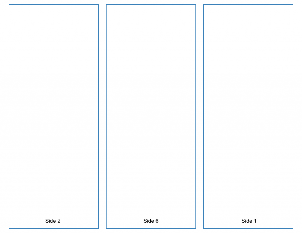 Blank Tri-Fold Brochure Template - Google Slides FREE Download For Google Drive Brochure Templates