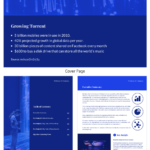 Blue Tech McKinsey Consulting Report Template With Mckinsey Consulting Report Template