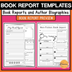 Book Report & Author Biography Within Biography Book Report Template