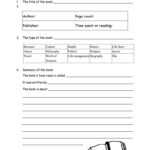 Book Report Form For Non Fiction – English ESL Worksheets For  For Nonfiction Book Report Template