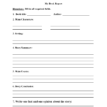 Book Report Worksheets My Book Report Worksheet Within College Book Report Template