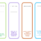 Bookmark Template To Print  Activity Shelter Regarding Free Blank Bookmark Templates To Print