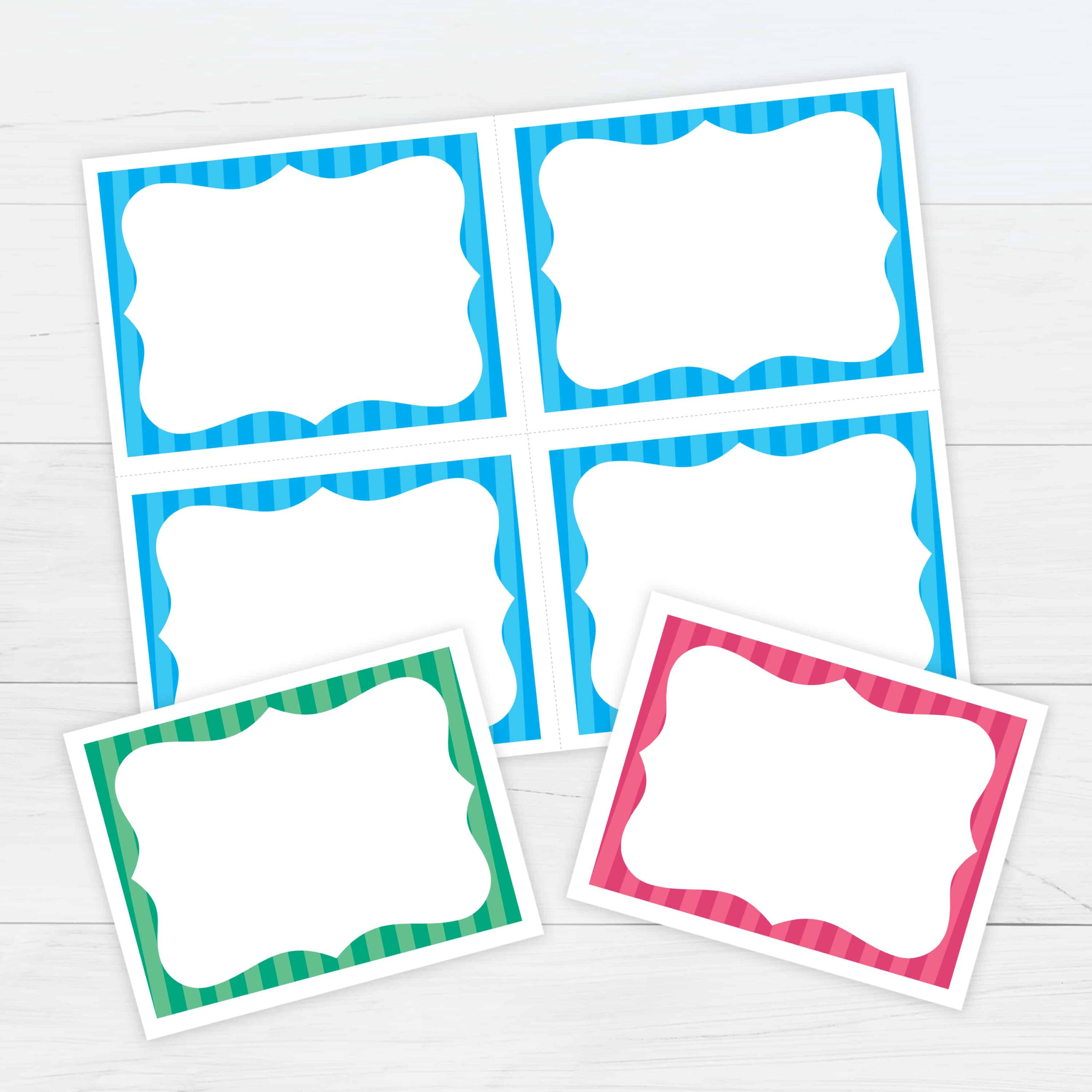 Bordered Flash Cards Template 10 – Free Printable Download In Free Printable Blank Flash Cards Template