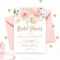 Bridal Shower Invitation Template Editable Printable Bridal – Etsy With Blank Bridal Shower Invitations Templates