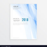 Brochure Design Template Annual Report Cover Vector Image Inside Report Front Page Template