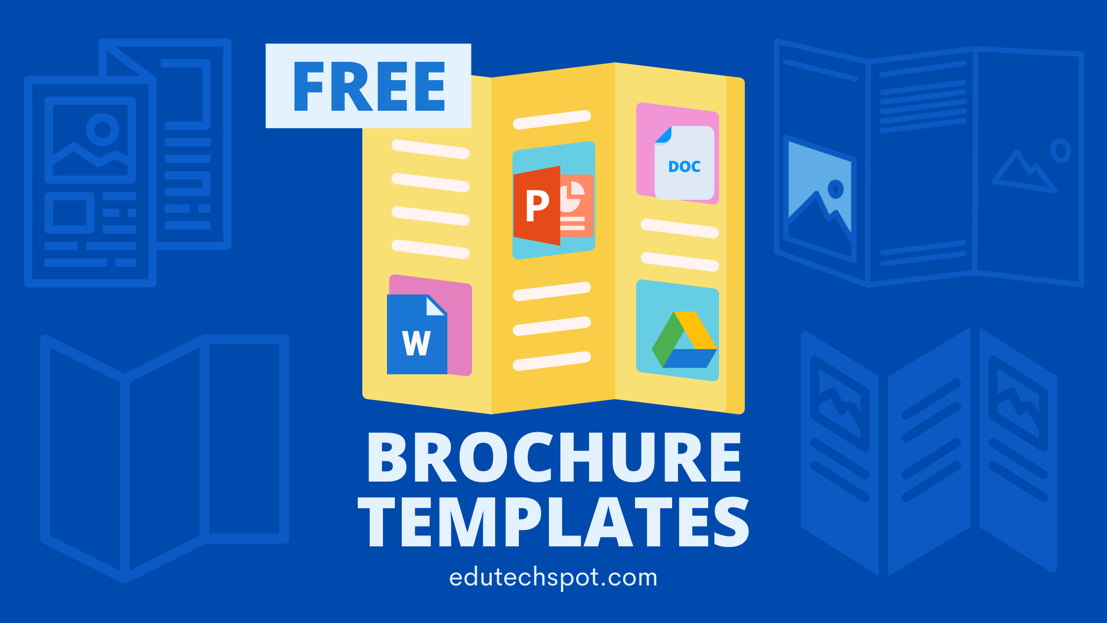 Brochure Template for google docs, Words, Power Point, Slides [ FREE ] In Google Drive Templates Brochure