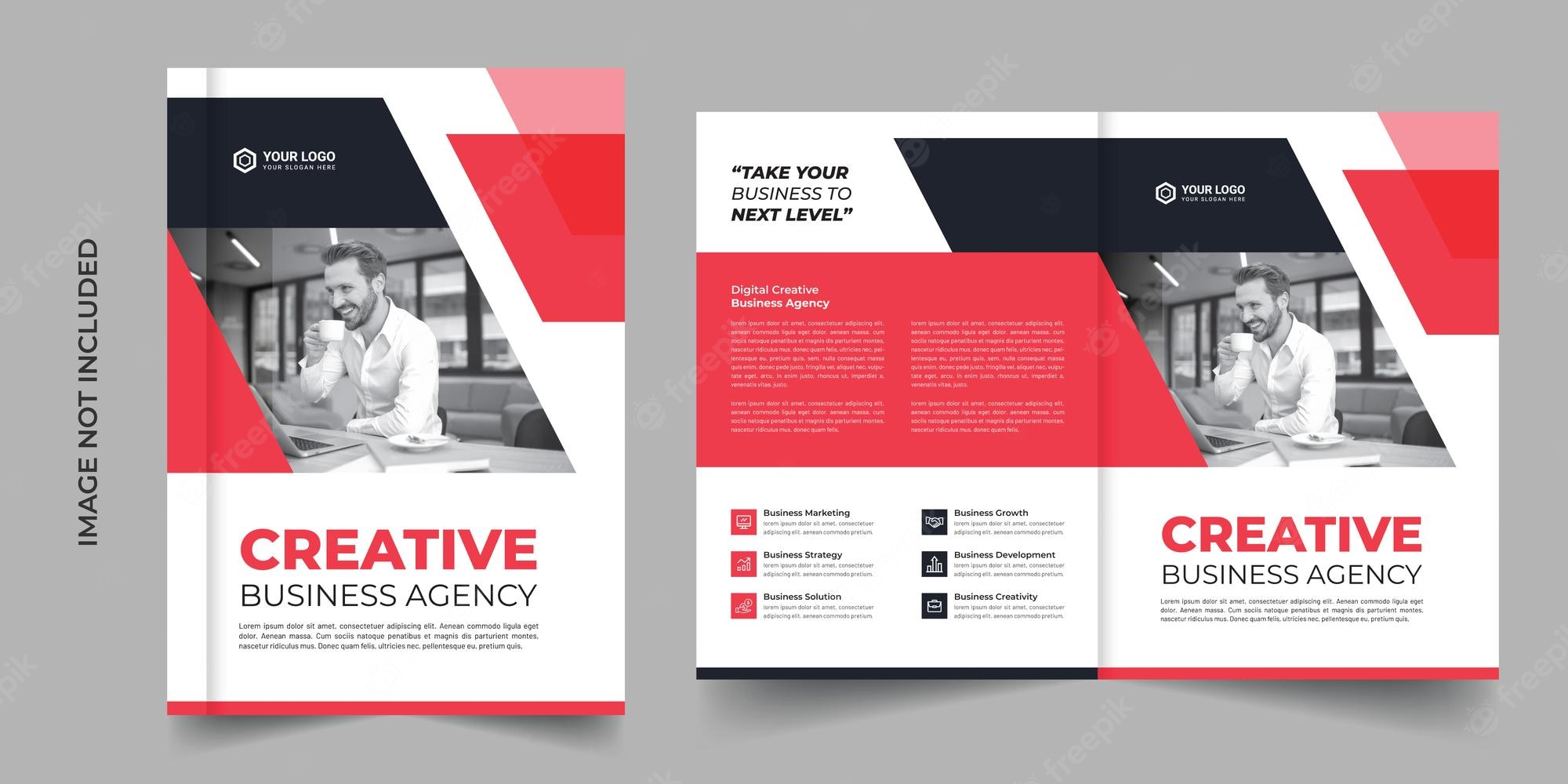 Brochure template indesign Vectors & Illustrations for Free  With Regard To Indesign Templates Free Download Brochure