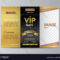 Brochure Template Invitation For Vip Party Vector Image Throughout Membership Brochure Template