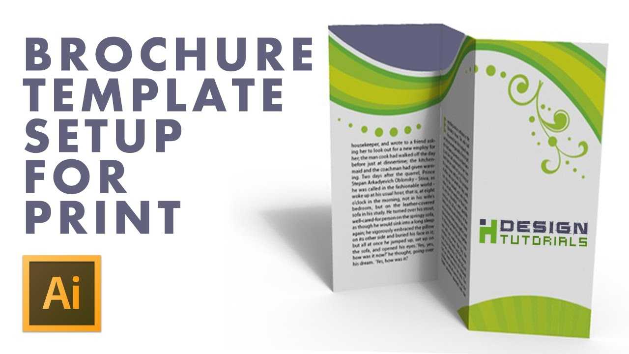 Brochure Template Setup For Print In Adobe Illustrator Throughout Brochure Templates Adobe Illustrator