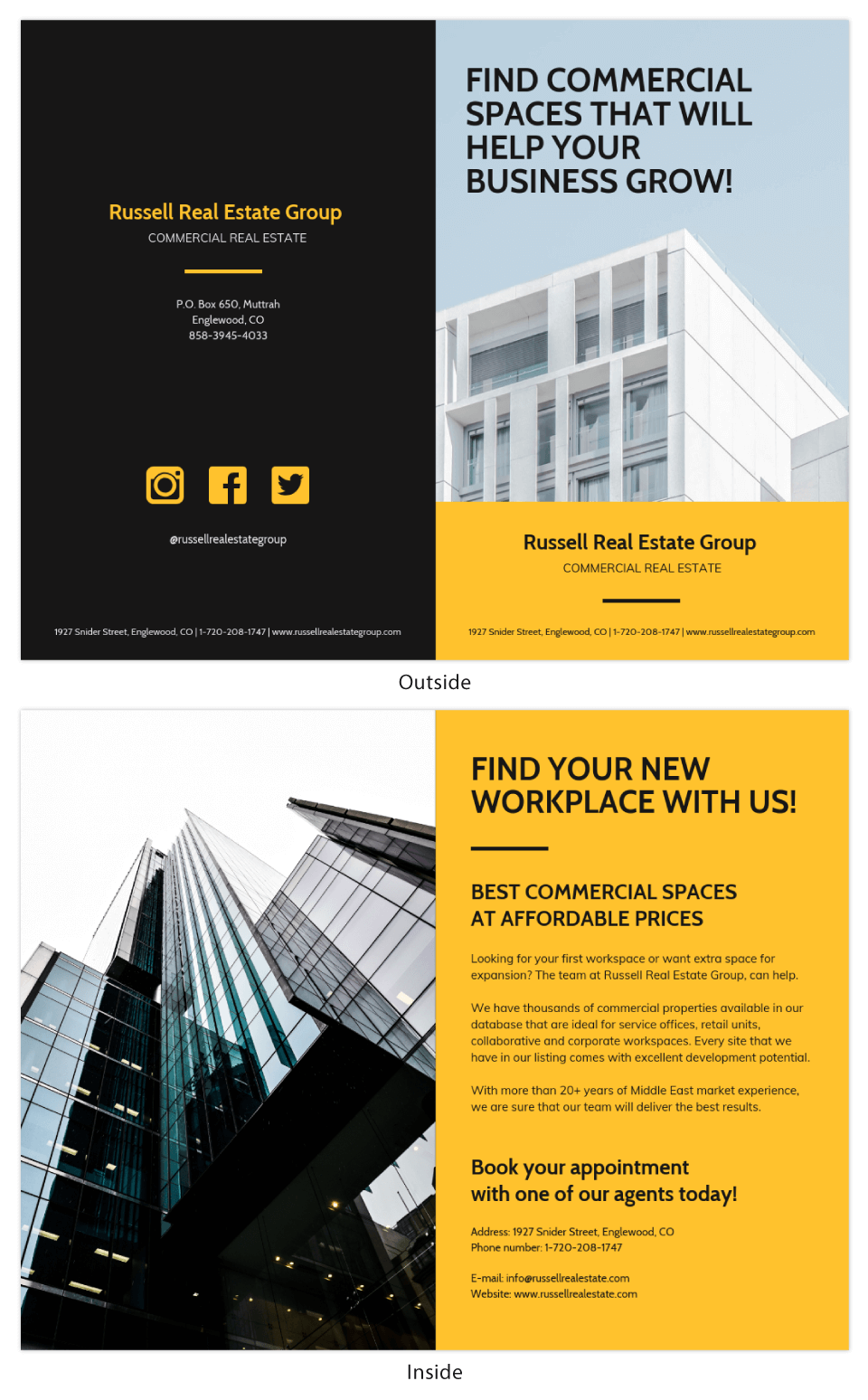 Brochure Templates You Can Customize for Any Industry - Venngage Inside Open Office Brochure Template