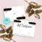 Brush & Glitter Gift Certificate Design