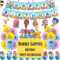 Bubble Guppies birthday decoration pack  birthday banner  Cake Topper   Cupcake toppers  balloons  underwater party