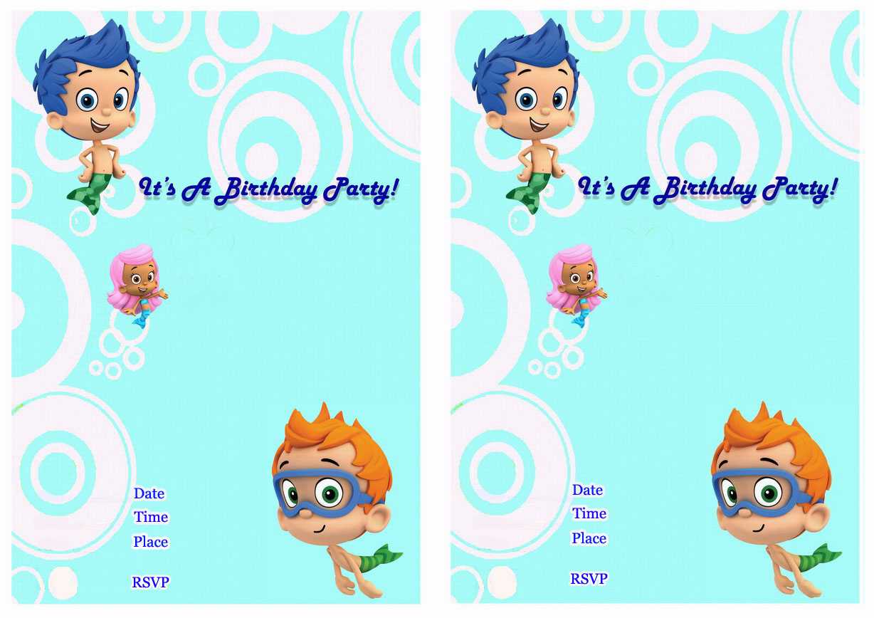 Bubble Guppies Birthday Invitations – Birthday Printable With Regard To Bubble Guppies Birthday Banner Template Bubble Guppies Birthday Invitations – Birthday Printable With Regard To Bubble Guppies Birthday Banner Template