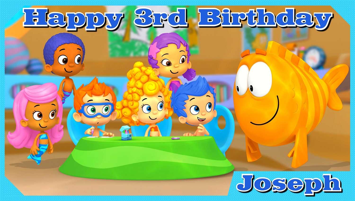 Bubble Guppies Guppies Happy Birthday Banner Birthday - Etsy With Bubble Guppies Birthday Banner Template Bubble Guppies Guppies Happy Birthday Banner Birthday - Etsy With Bubble Guppies Birthday Banner Template