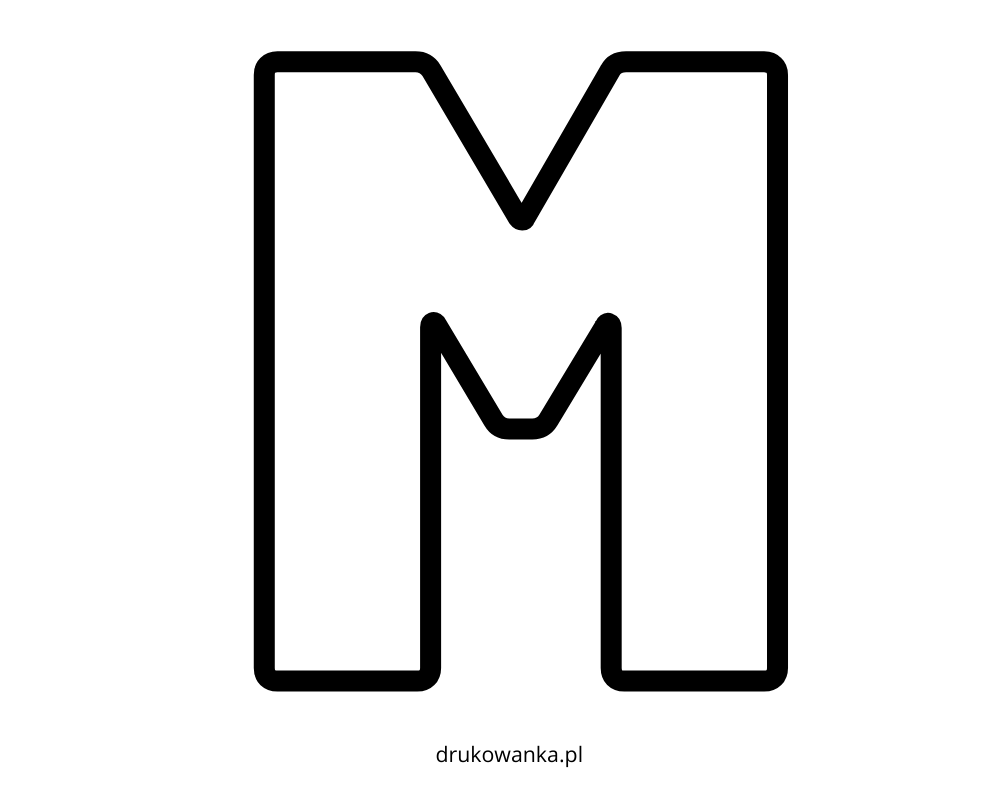 Buchstabe M Malbuch Zum Ausdrucken Und Online With M&E Report Template