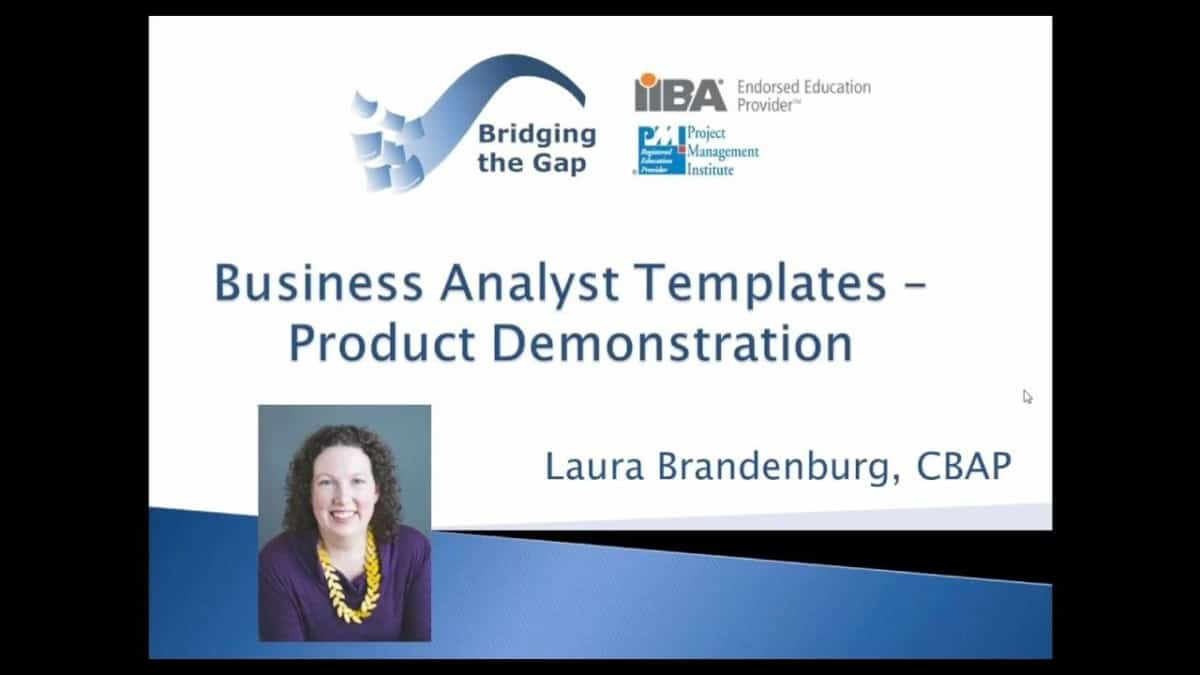 Business Analyst Tools, Techniques, and Templates - Examples and Samples In Business Analyst Report Template