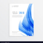 Business Annual Report Cover Page Template In A10 Vector Image Inside Word Report Cover Page Template