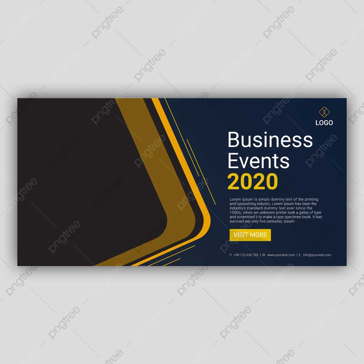 Business Event Banner Design Template Download On Pngtree Regarding Event Banner Template