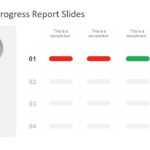 Business Progress Report Slides For PowerPoint With Company Progress Report Template