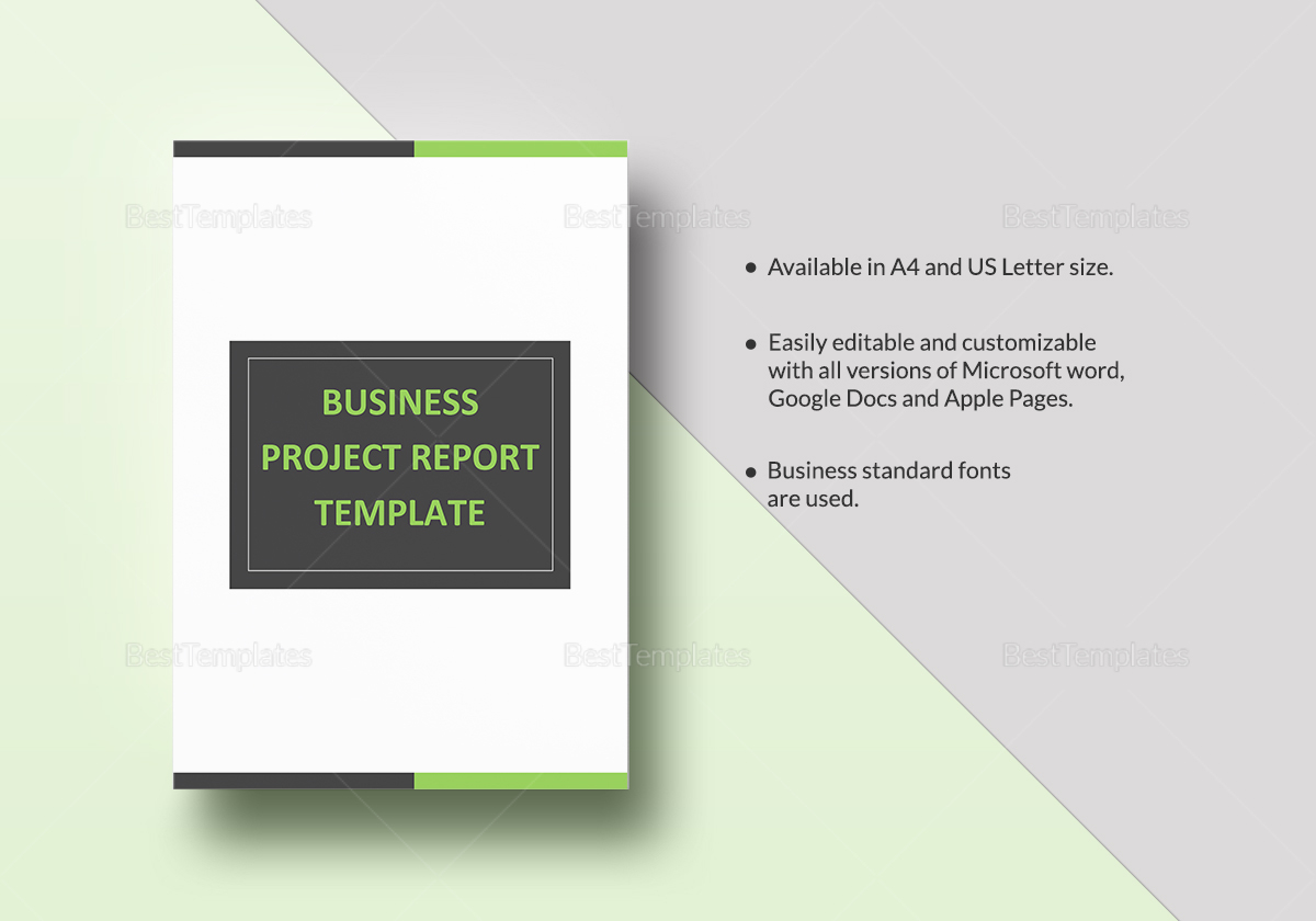 Business Project Report Template In Word, Google Docs, Apple Pages For Ms Word Templates For Project Report