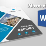 Business Report Cover Page Design Template In MS Word #10 + Free DOCX Intended For Report Cover Page Template Word
