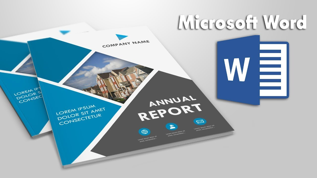 Business Report Cover Page Design Template in MS Word #10 + Free DOCX Regarding Word Report Cover Page Template