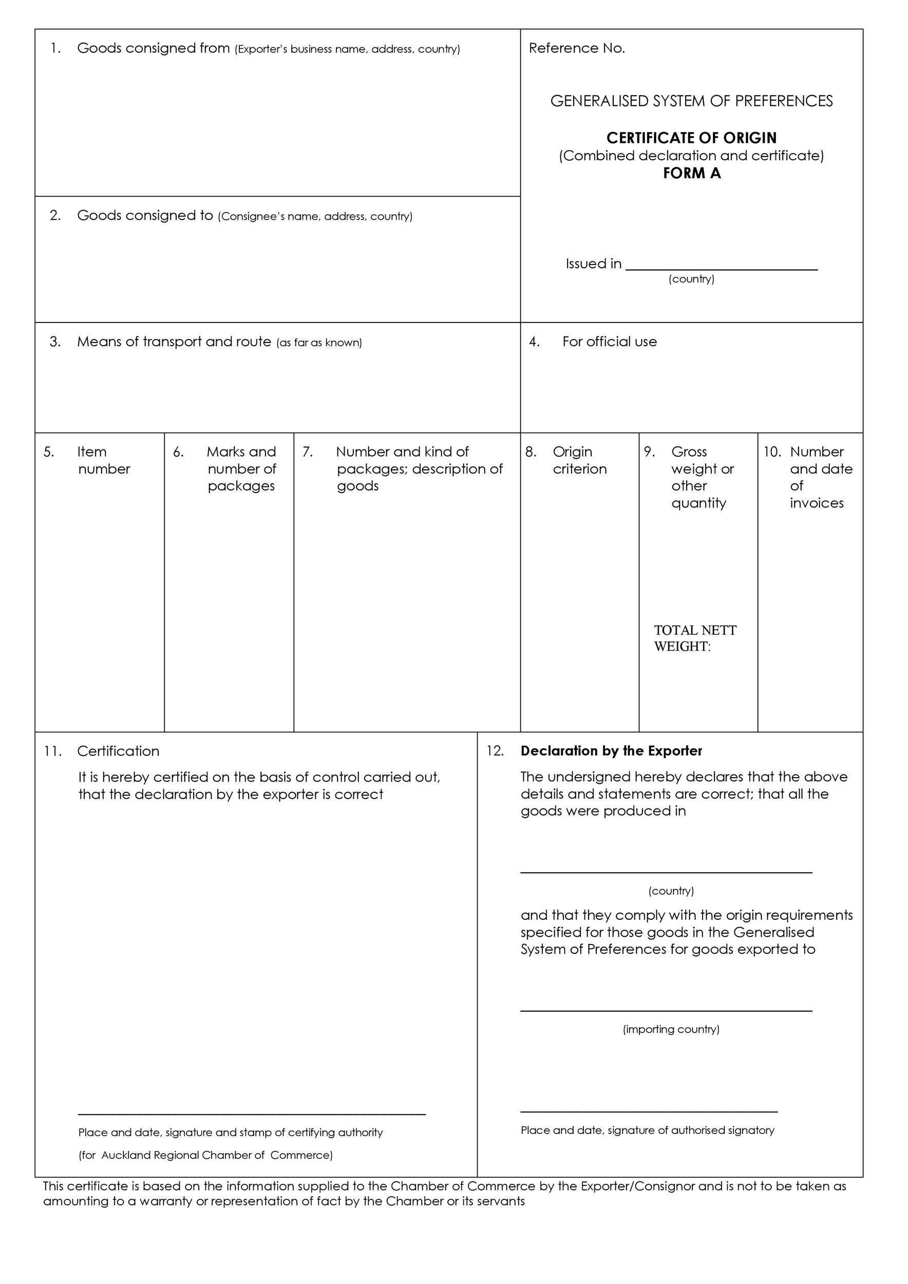 butelio kaklelis besivystanti taktika certificate of origin form  For Certificate Of Origin Form Template