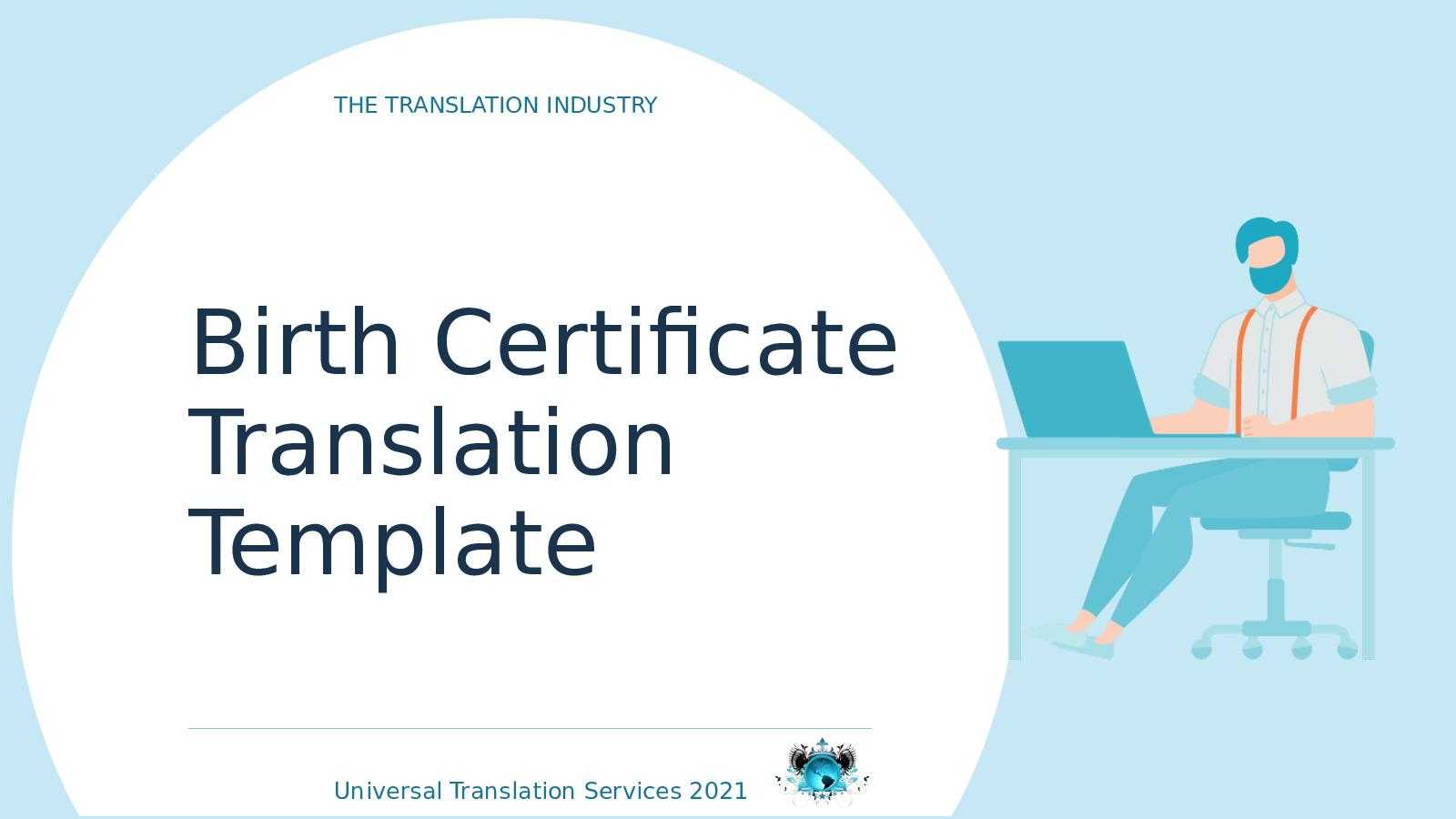 Calaméo - Birth Certificate Translation Template