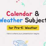 Calendar & Weather for Pre-K: Weather  Google Slides & PPT