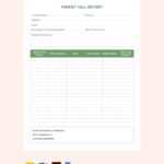 Call Reports Templates Word – Format, Free, Download  Template