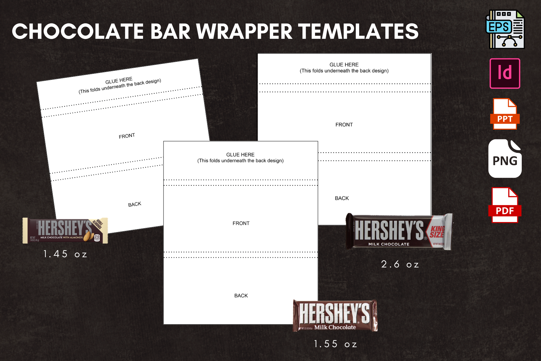 Candy Bar Wrapper Template Intended For Blank Candy Bar Wrapper Template