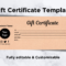 Canva Gift Certificate Template 10 Inside Company Gift Certificate Template