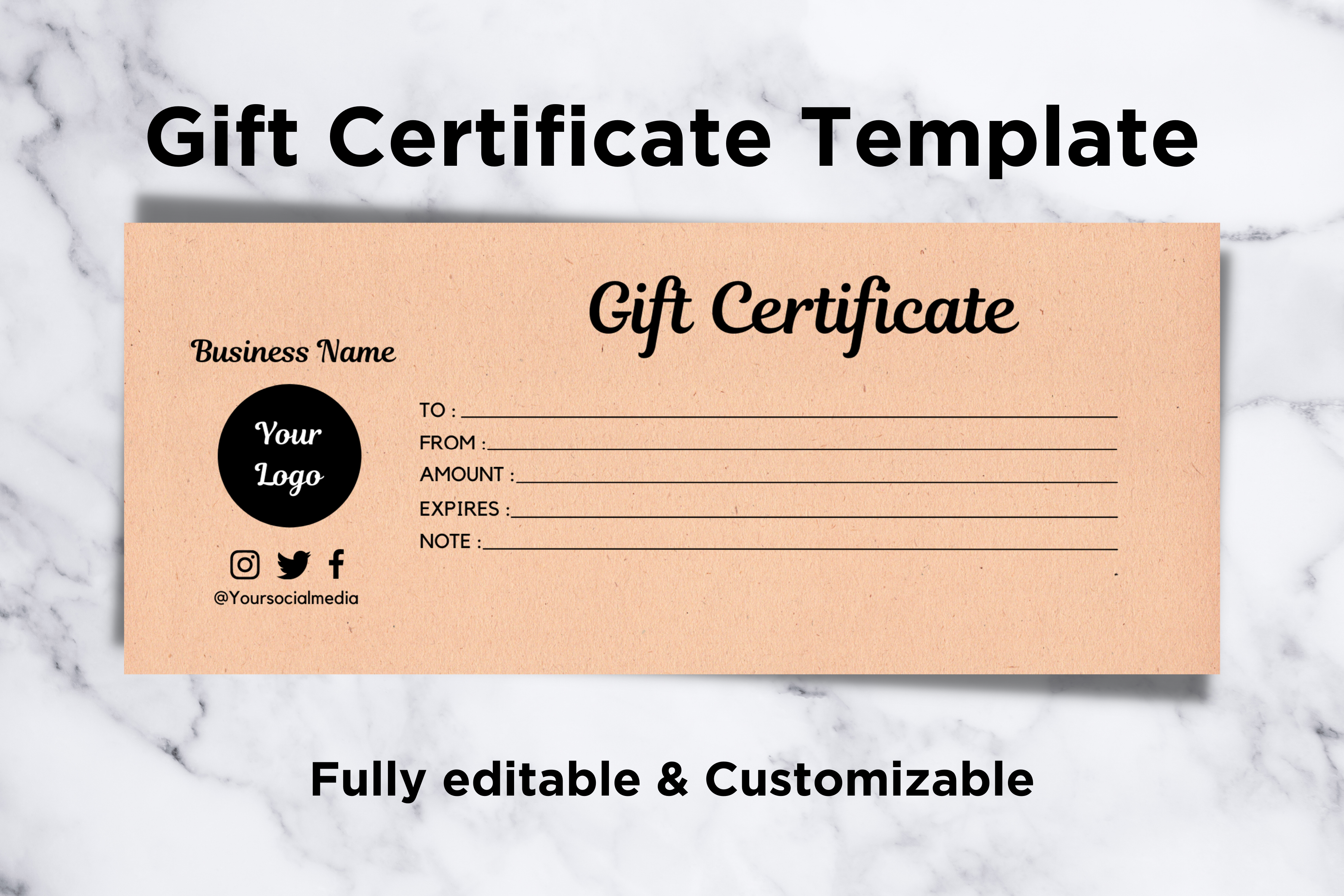 Canva Gift Certificate Template 10 Inside Company Gift Certificate Template