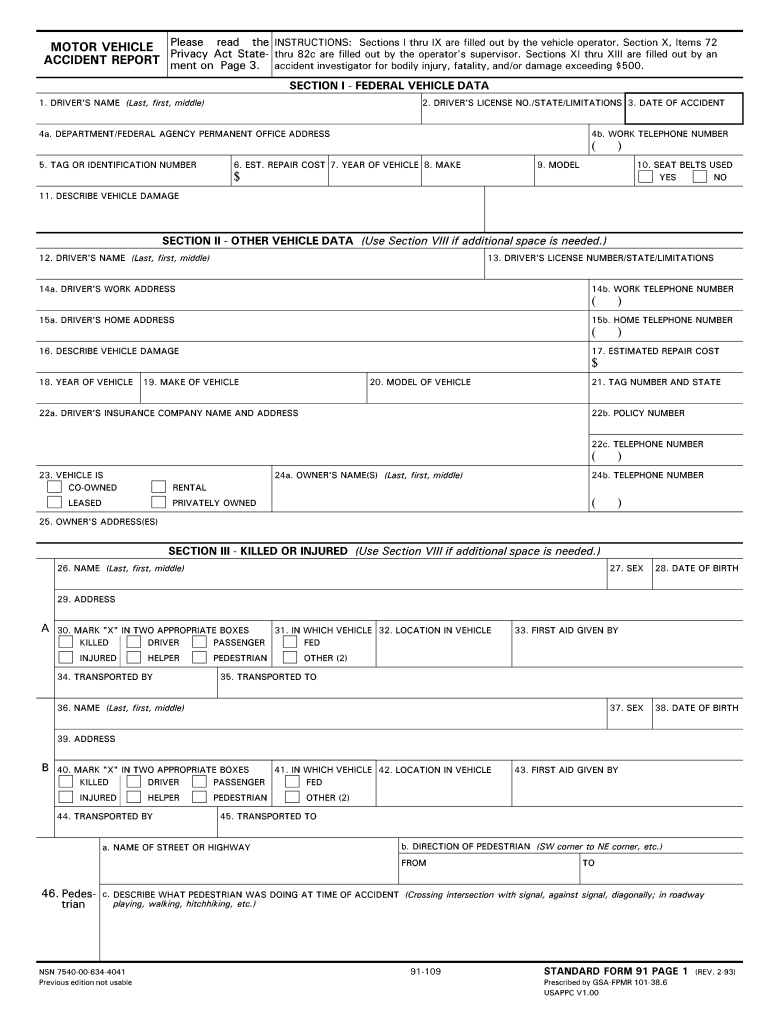 Car Accident Police Report Sample - Fill Online, Printable  With Fake Police Report Template