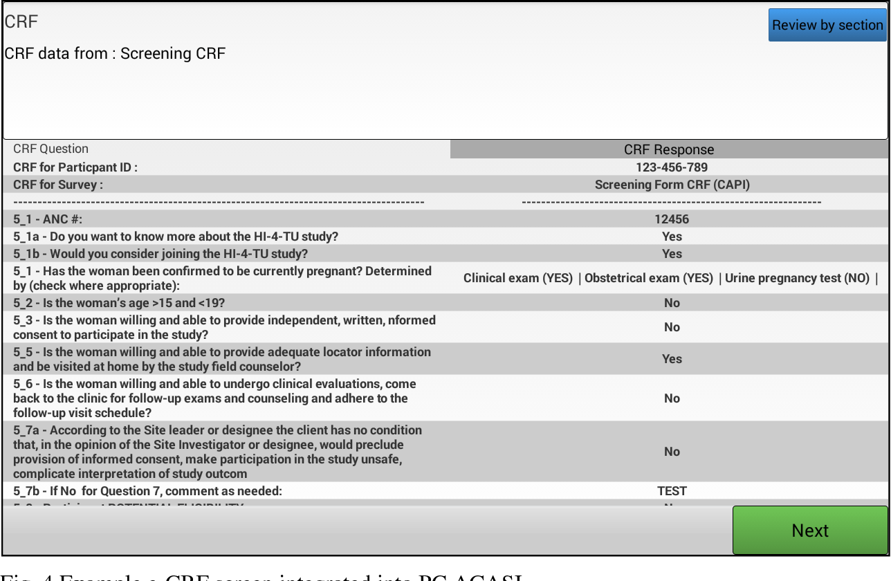 Case Study Converting Paper based Case Report Forms To An Intended For 