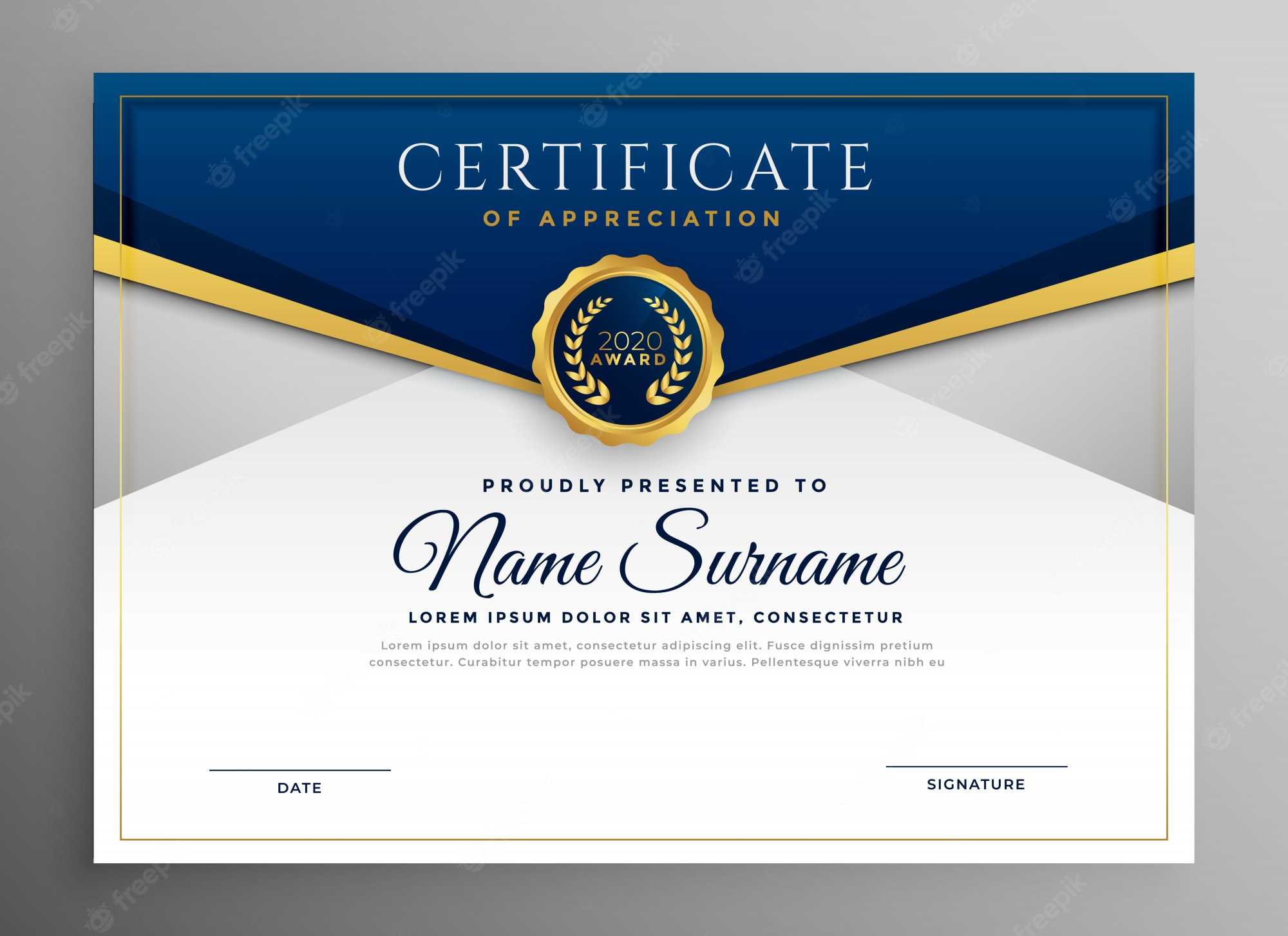 Certificate Appreciation Images  Free Vectors, Stock Photos & PSD Pertaining To Certificate Of Appreciation Template Free Printable