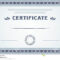 Certificate Border And Template Design Stock Vector – Illustration  Intended For Certificate Border Design Templates