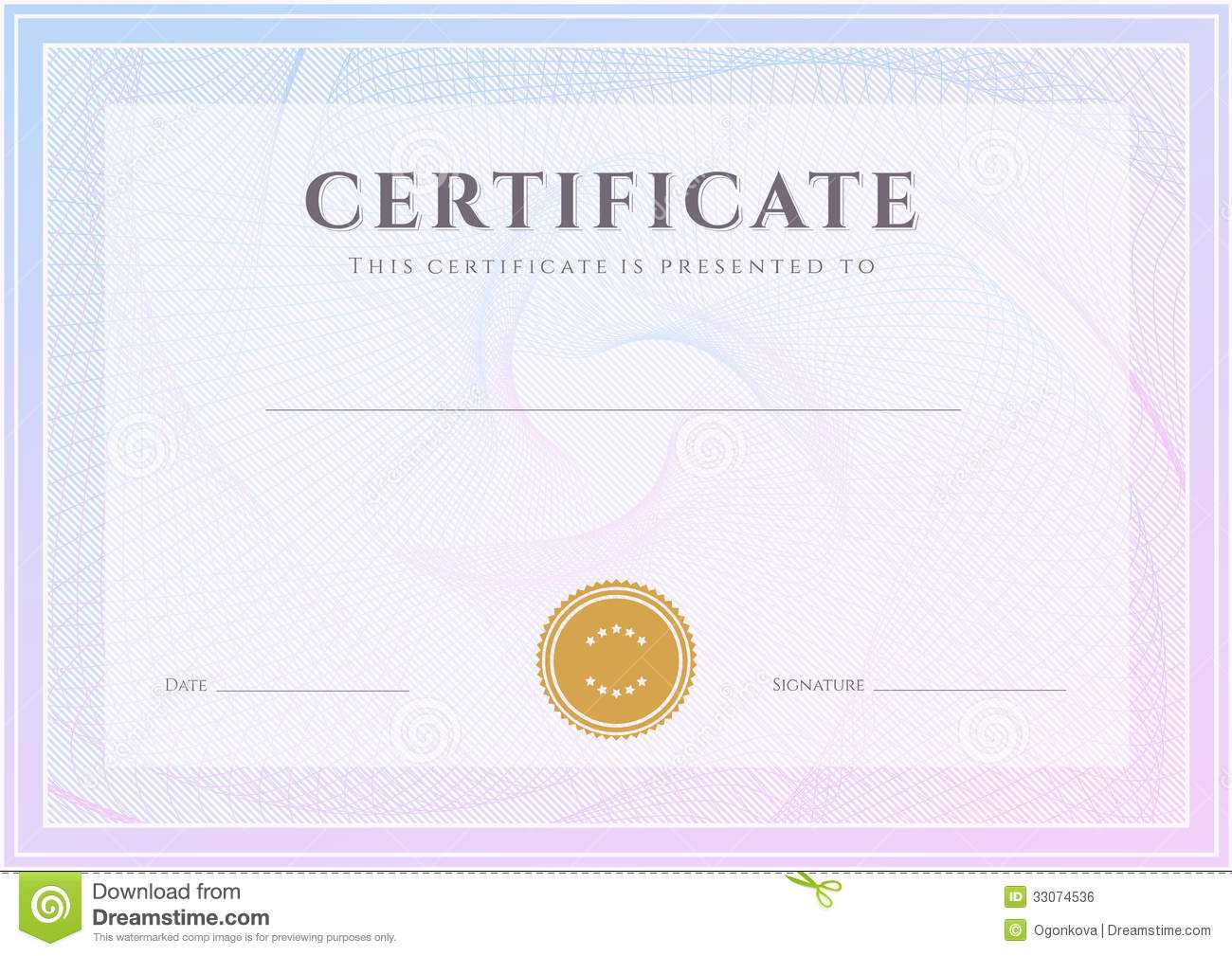 Certificate, Diploma Template